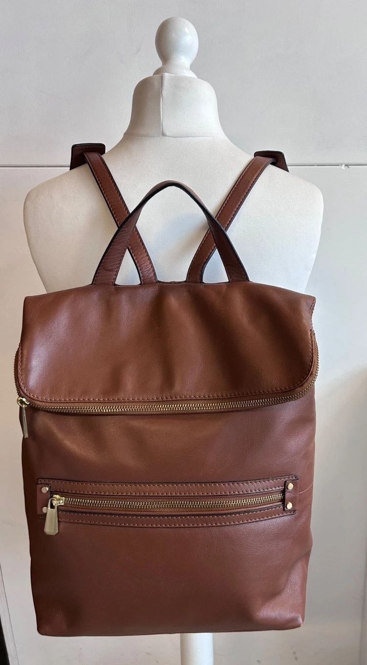 Marks & Spencer Brown Leather Backpack product image